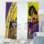 Storm ANZAC Day Window Curtain Rosemary Starring Night Style