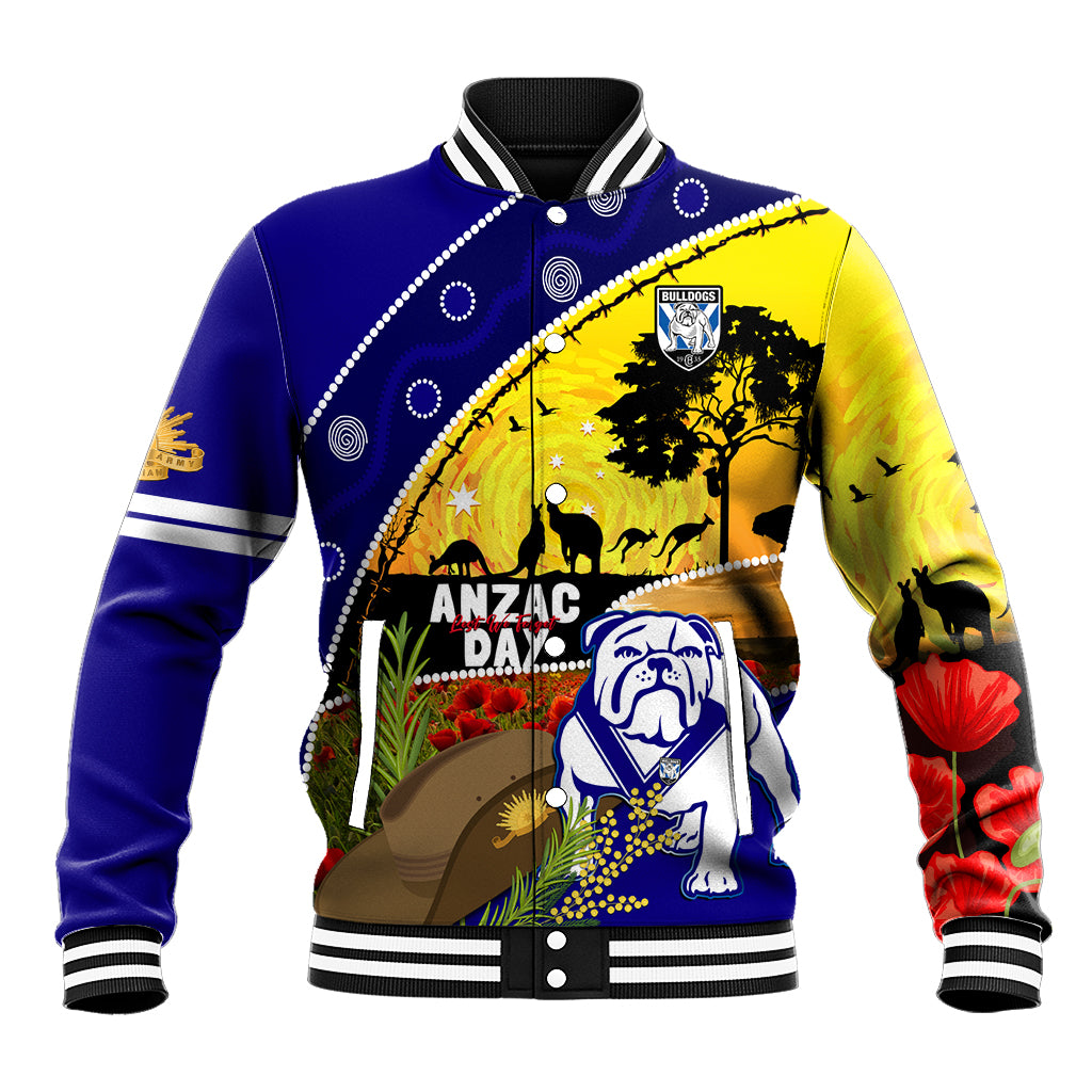 Bulldogs ANZAC Day Baseball Jacket Rosemary Starring Night Style