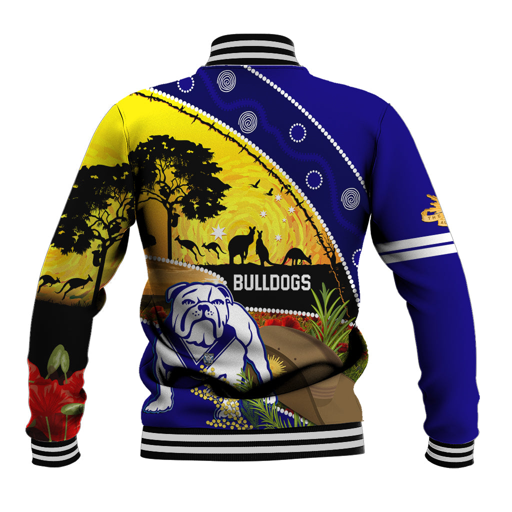 Bulldogs ANZAC Day Baseball Jacket Rosemary Starring Night Style