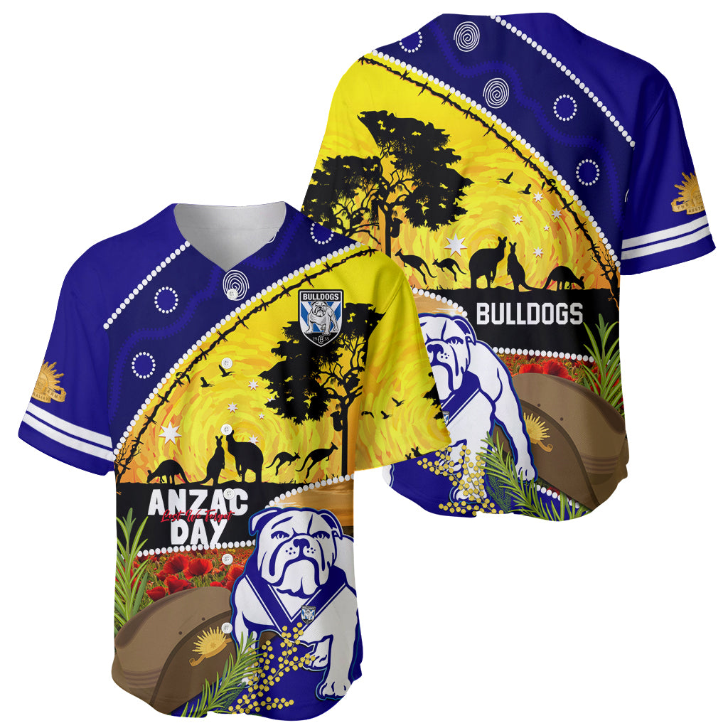 Bulldogs ANZAC Day Baseball Jersey Rosemary Starring Night Style
