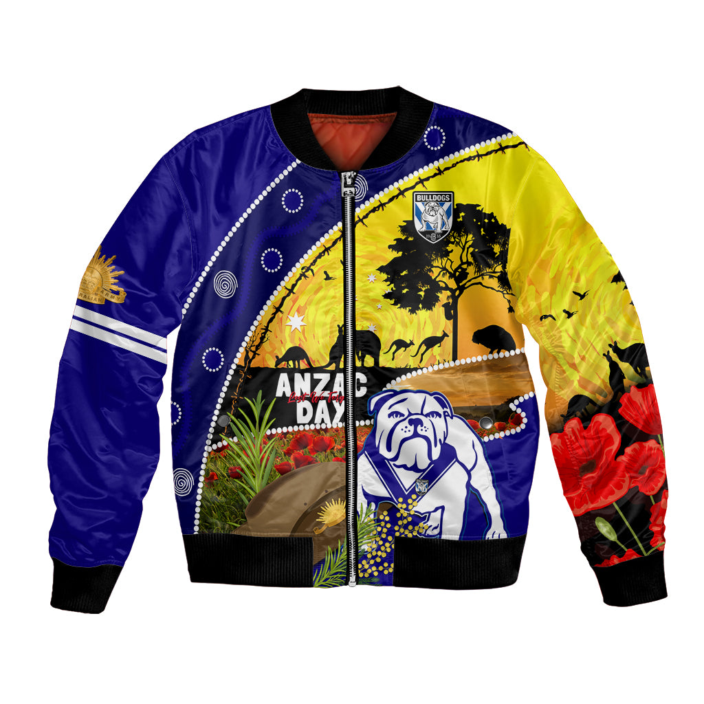 Bulldogs ANZAC Day Bomber Jacket Rosemary Starring Night Style