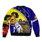 Bulldogs ANZAC Day Bomber Jacket Rosemary Starring Night Style