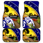 Bulldogs ANZAC Day Car Mats Rosemary Starring Night Style