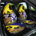 Bulldogs ANZAC Day Car Seat Cover Rosemary Starring Night Style