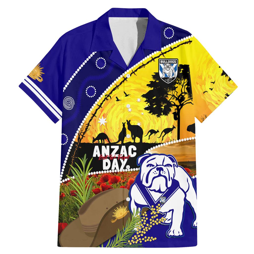 Bulldogs ANZAC Day Family Matching Mermaid Dress and Hawaiian Shirt Rosemary Starring Night Style