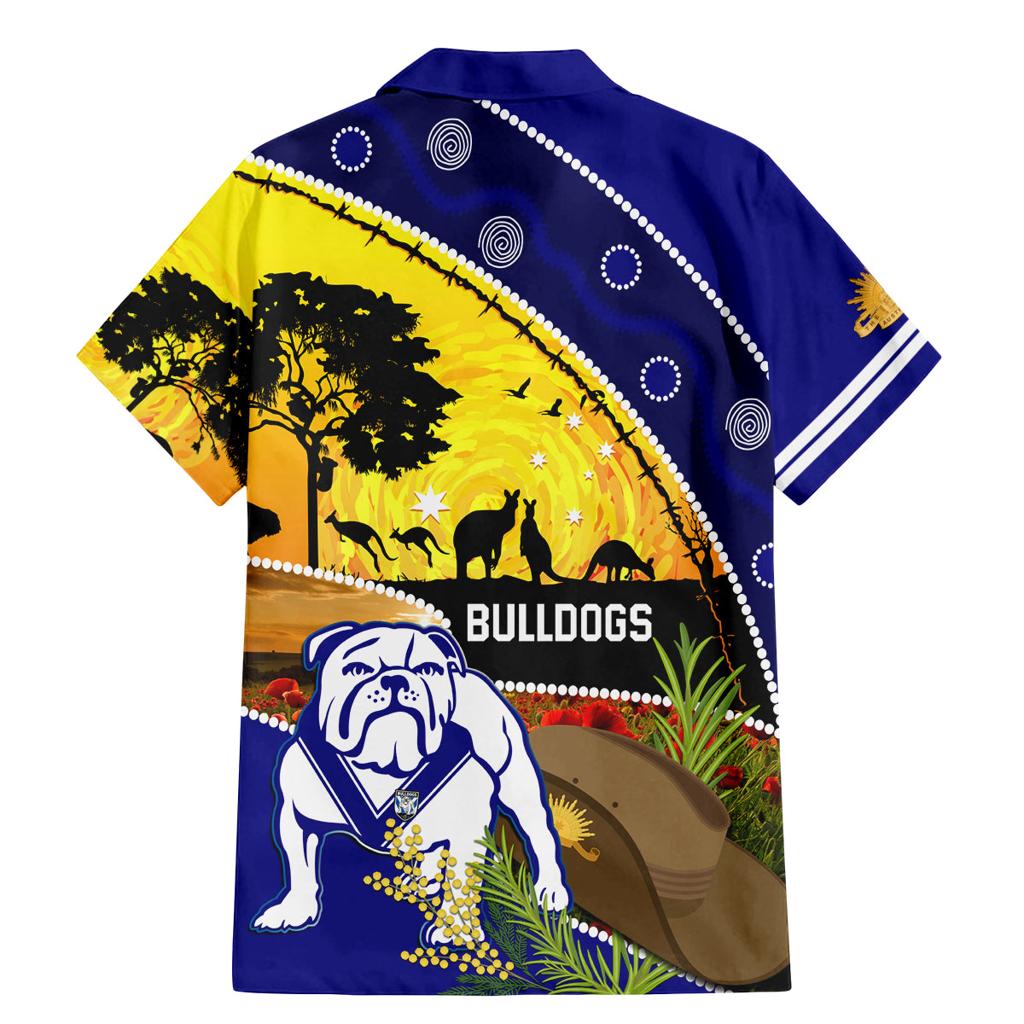 Bulldogs ANZAC Day Family Matching Mermaid Dress and Hawaiian Shirt Rosemary Starring Night Style
