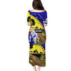 Bulldogs ANZAC Day Family Matching Puletasi and Hawaiian Shirt Rosemary Starring Night Style