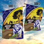 Bulldogs ANZAC Day Garden Flag Rosemary Starring Night Style