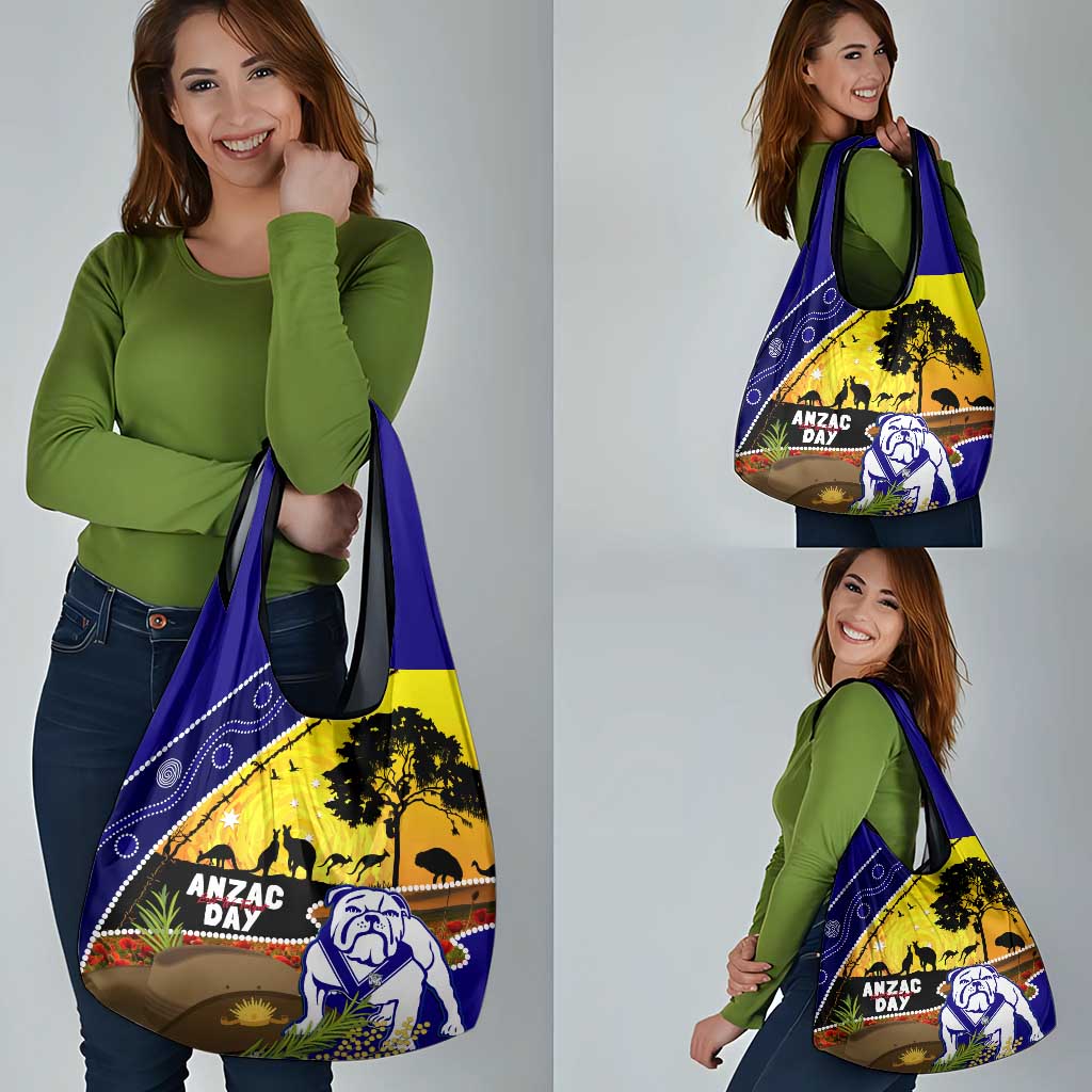 Bulldogs ANZAC Day Grocery Bag Rosemary Starring Night Style