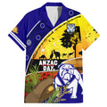 Bulldogs ANZAC Day Hawaiian Shirt Rosemary Starring Night Style