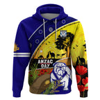 Bulldogs ANZAC Day Hoodie Rosemary Starring Night Style