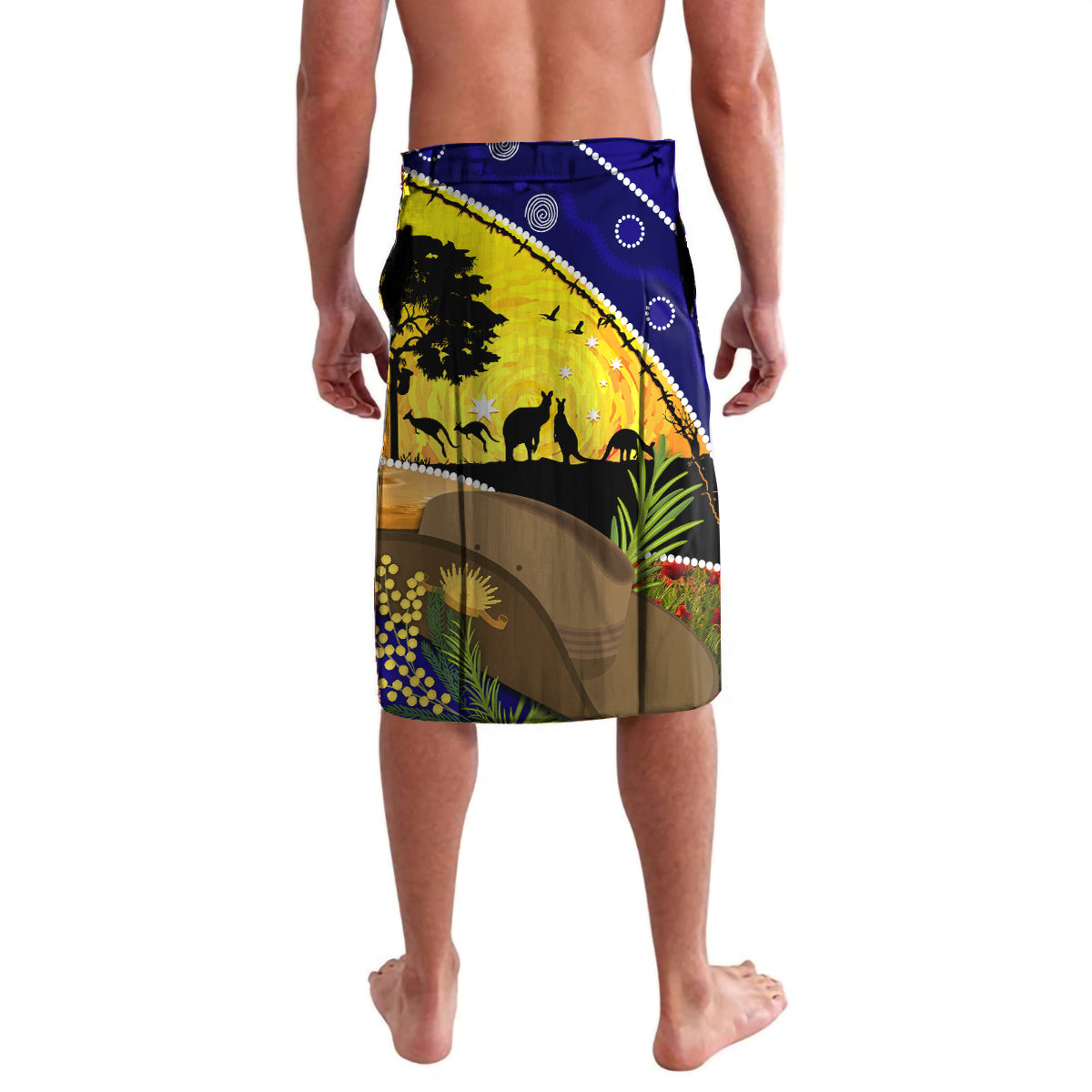 Bulldogs ANZAC Day Lavalava Rosemary Starring Night Style