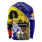 Bulldogs ANZAC Day Long Sleeve Shirt Rosemary Starring Night Style