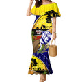 Bulldogs ANZAC Day Mermaid Dress Rosemary Starring Night Style