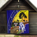 Bulldogs ANZAC Day Quilt Rosemary Starring Night Style