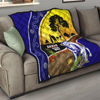 Bulldogs ANZAC Day Quilt Rosemary Starring Night Style