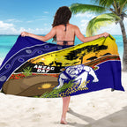 Bulldogs ANZAC Day Sarong Rosemary Starring Night Style