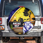 Bulldogs ANZAC Day Spare Tire Cover Rosemary Starring Night Style