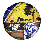 Bulldogs ANZAC Day Spare Tire Cover Rosemary Starring Night Style