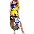 Bulldogs ANZAC Day Summer Maxi Dress Rosemary Starring Night Style