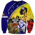 Bulldogs ANZAC Day Sweatshirt Rosemary Starring Night Style