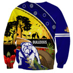 Bulldogs ANZAC Day Sweatshirt Rosemary Starring Night Style