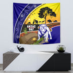 Bulldogs ANZAC Day Tapestry Rosemary Starring Night Style