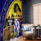 Bulldogs ANZAC Day Window Curtain Rosemary Starring Night Style