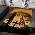 Australia Wallabies Rugby ANZAC Day Area Rug 2024 Lest We Forget