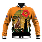 Australia Wallabies Rugby ANZAC Day Baseball Jacket 2024 Lest We Forget