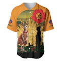Australia Wallabies Rugby ANZAC Day Baseball Jersey 2024 Lest We Forget