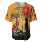 Australia Wallabies Rugby ANZAC Day Baseball Jersey 2024 Lest We Forget