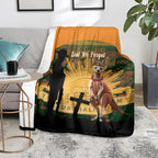 Australia Wallabies Rugby ANZAC Day Blanket 2024 Lest We Forget