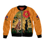 Australia Wallabies Rugby ANZAC Day Bomber Jacket 2024 Lest We Forget