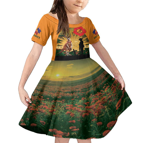 Australia Wallabies Rugby ANZAC Day Family Matching Mermaid Dress and Hawaiian Shirt 2024 Lest We Forget