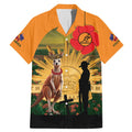 Australia Wallabies Rugby ANZAC Day Family Matching Mermaid Dress and Hawaiian Shirt 2024 Lest We Forget