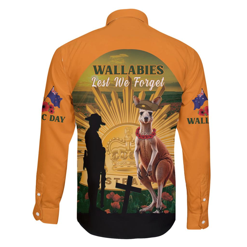 Australia Wallabies Rugby ANZAC Day Family Matching Mermaid Dress and Hawaiian Shirt 2024 Lest We Forget