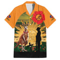 Australia Wallabies Rugby ANZAC Day Family Matching Puletasi and Hawaiian Shirt 2024 Lest We Forget