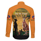 Australia Wallabies Rugby ANZAC Day Family Matching Summer Maxi Dress and Hawaiian Shirt 2024 Lest We Forget