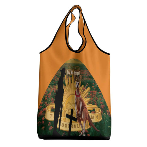 Australia Wallabies Rugby ANZAC Day Grocery Bag 2024 Lest We Forget