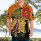 Australia Wallabies Rugby ANZAC Day Hawaiian Shirt 2024 Lest We Forget