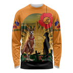 Australia Wallabies Rugby ANZAC Day Long Sleeve Shirt 2024 Lest We Forget
