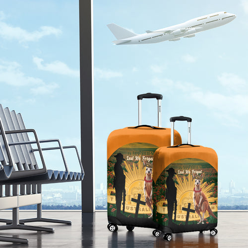 Australia Wallabies Rugby ANZAC Day Luggage Cover 2024 Lest We Forget