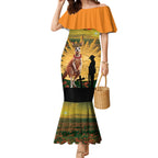 Australia Wallabies Rugby ANZAC Day Mermaid Dress 2024 Lest We Forget