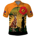 Australia Wallabies Rugby ANZAC Day Polo Shirt 2024 Lest We Forget
