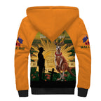 Australia Wallabies Rugby ANZAC Day Sherpa Hoodie 2024 Lest We Forget