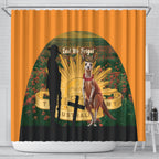 Australia Wallabies Rugby ANZAC Day Shower Curtain 2024 Lest We Forget