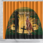 Australia Wallabies Rugby ANZAC Day Shower Curtain 2024 Lest We Forget