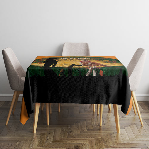 Australia Wallabies Rugby ANZAC Day Tablecloth 2024 Lest We Forget