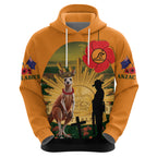 Australia Wallabies Rugby ANZAC Day Zip Hoodie 2024 Lest We Forget